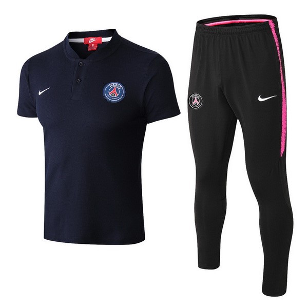 Polo Paris Saint Germain Ensemble Complet 2018-19 Bleu